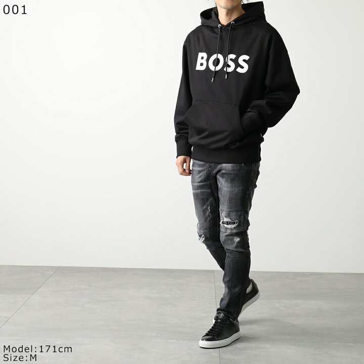 楽天市場】HUGO BOSS ヒューゴボス フーディ BLACK SULLIVAN 50496661  