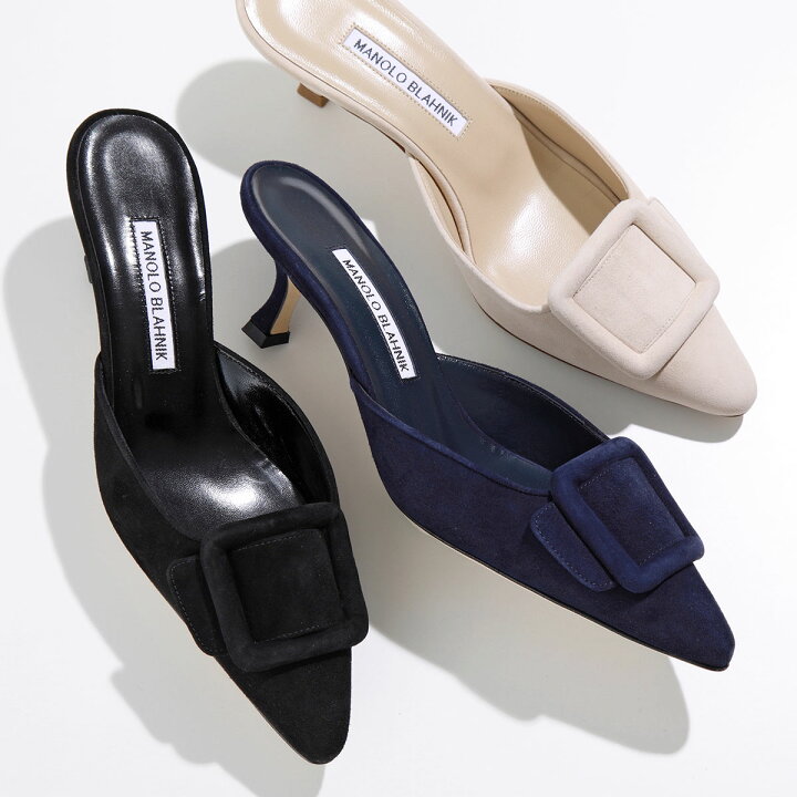 楽天市場】MANOLO BLAHNIK マノロブラニク ミュール MAYSALE SUEDE 