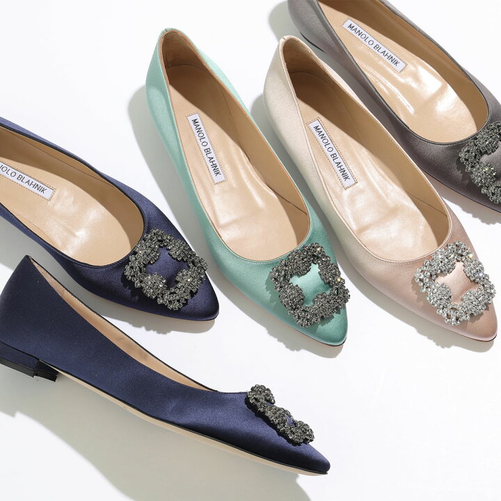 楽天市場】 MANOLO BLAHNIK マノロブラニク パンプス HANGISIFLAT FMC  