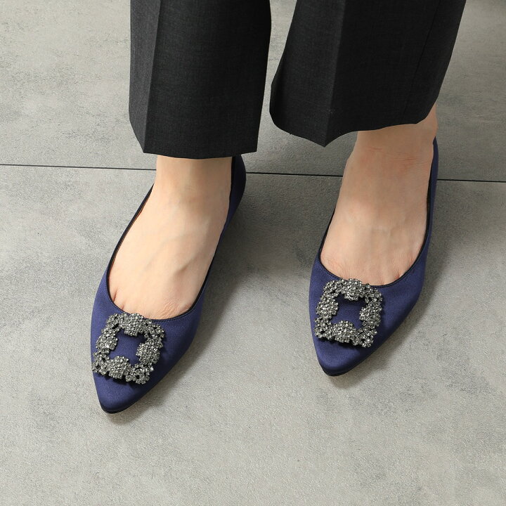 楽天市場】MANOLO BLAHNIK マノロブラニク パンプス HANGISIFLAT FMC  