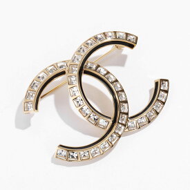 CHANEL シャネル ブローチ ABC335 B15468 レディース ココマーク CCマーク メタル ラインストーン クリスタル NU644