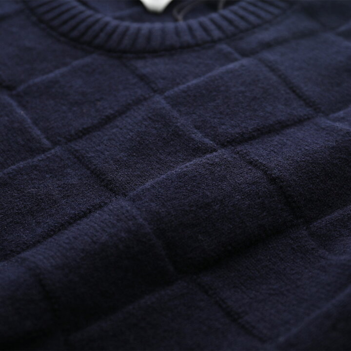 Bottega Veneta メンズチェック柄ニット