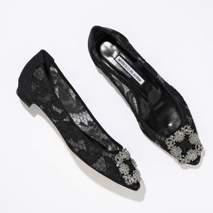 楽天市場】MANOLO BLAHNIK マノロブラニク パンプス HANGISIFLAT FMC 