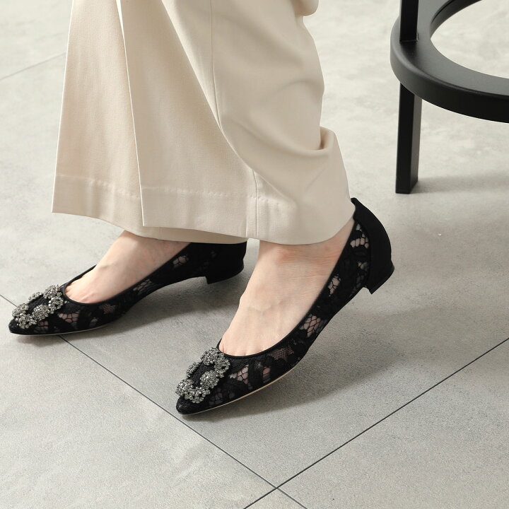 楽天市場】MANOLO BLAHNIK マノロブラニク パンプス HANGISIFLAT FMC 