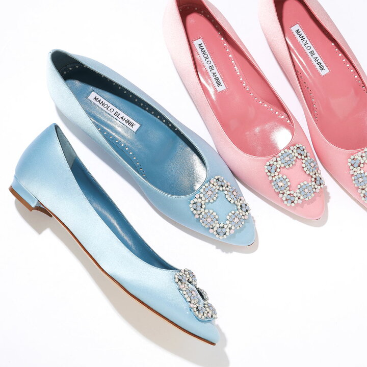 楽天市場】MANOLO BLAHNIK マノロブラニク パンプス HANGISIFLAT OPAL 