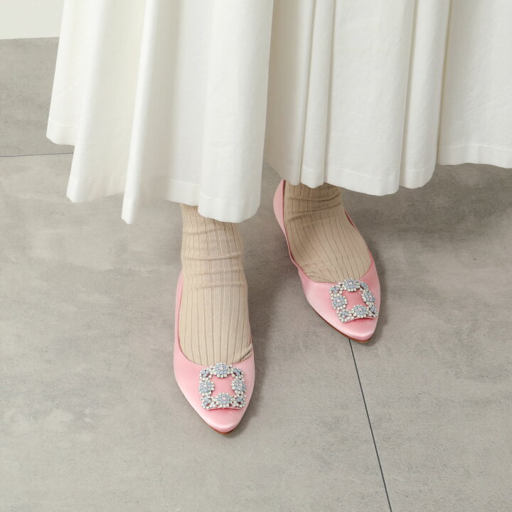 楽天市場】MANOLO BLAHNIK マノロブラニク パンプス HANGISIFLAT OPAL 