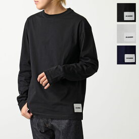 JIL SANDER+ ジルサンダー プラス 長袖 Tシャツ 【1枚単品】 J47GC0002 J45048 メンズ クルーネック カットソー ロンT ロゴラベル コットン カラー3色【po_fifth】