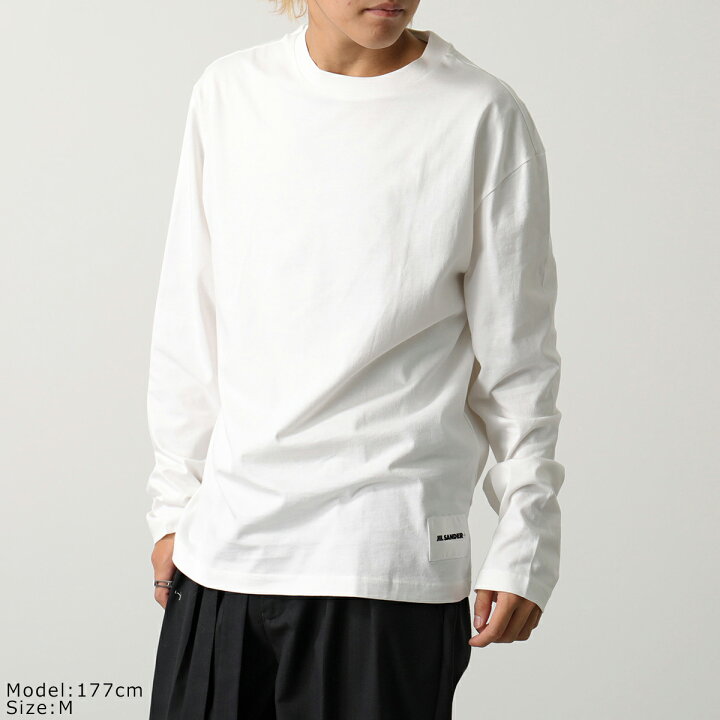 楽天市場】JIL SANDER+ ジルサンダー プラス 長袖Tシャツ 【3枚組  