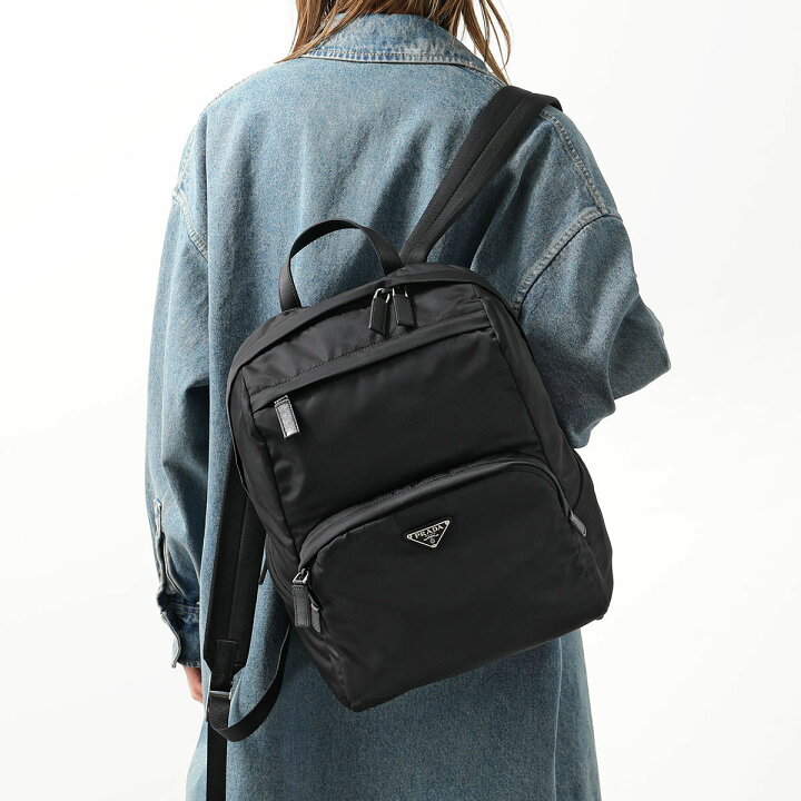 プラダ 2VZ104 Re Nylon三角ロゴバックパック メンズ PRADA(プラダ  