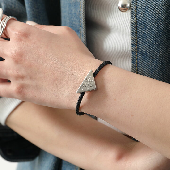 楽天市場】PRADA プラダ ブレスレット 1IB350 038 レディース ナッパ  