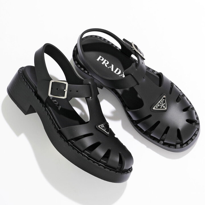 楽天市場】PRADA プラダ サンダル 1X857M 3LKK レディース ラバー  