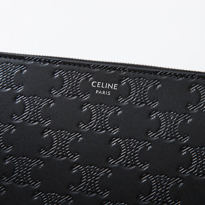 楽天市場】CELINE セリーヌ ラウンドファスナー長財布 Triomphe 