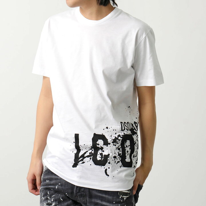 MM6 グラフィティ バック ロゴ Tシャツ カットソー トップス  