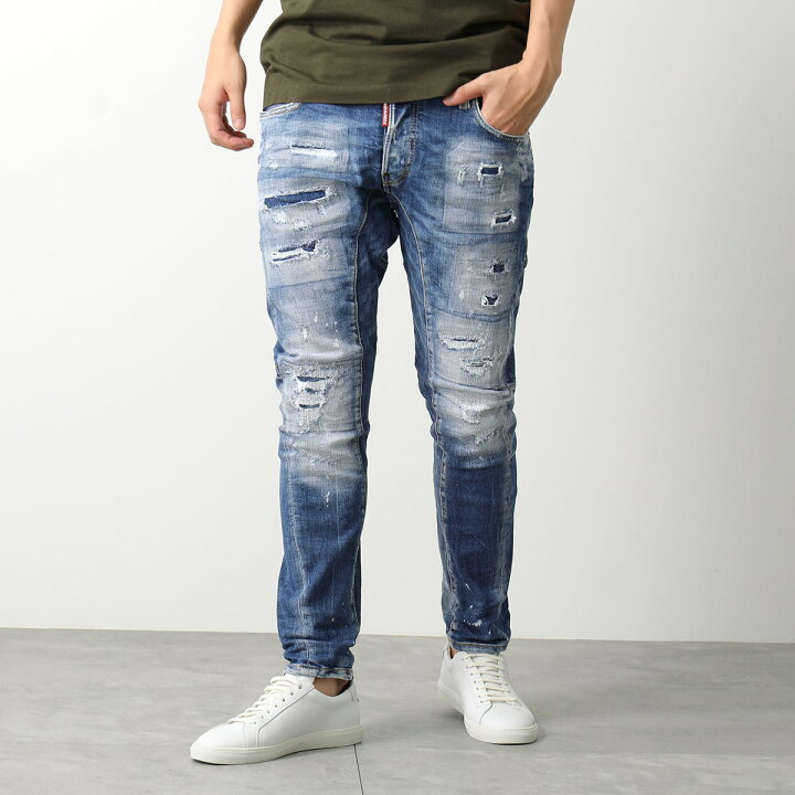 楽天市場】DSQUARED2 ディースクエアード ジーンズ TIDY BIKER JEAN 