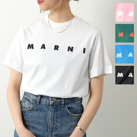 MARNI KIDS マルニ キッズ 半袖Tシャツ M002MV M00HZ レディース ガールズ カットソー ロゴT クルーネック コットン カラー5色