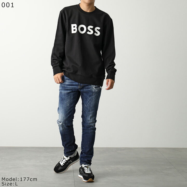 楽天市場】HUGO BOSS ヒューゴボス スウェットシャツ BLACK SOLERI 