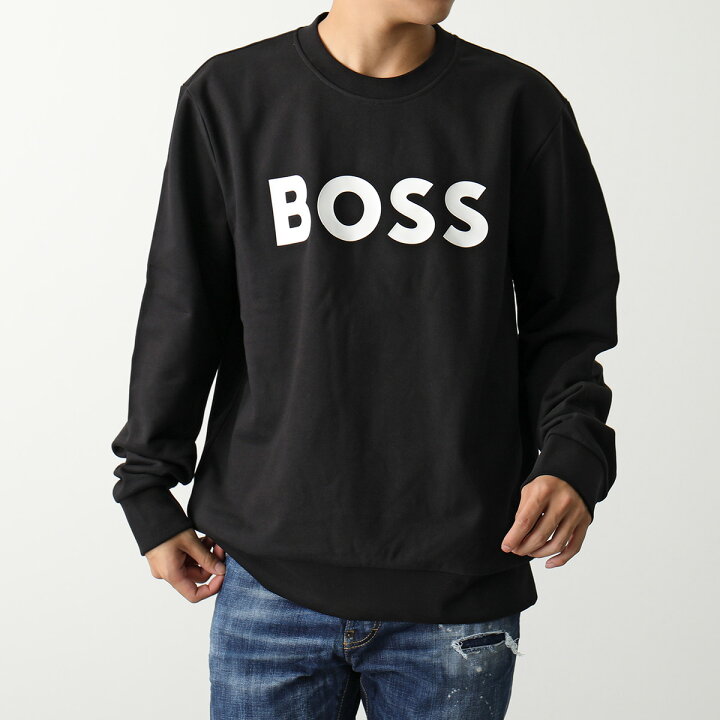 楽天市場】HUGO BOSS ヒューゴボス スウェットシャツ BLACK SOLERI  