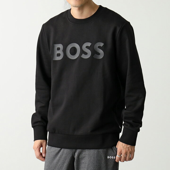 楽天市場】HUGO BOSS ヒューゴボス スウェットシャツ BLACK SOLERI 