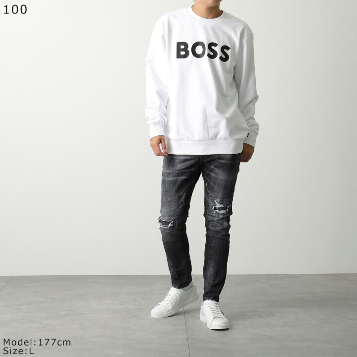 楽天市場】HUGO BOSS ヒューゴボス スウェットシャツ BLACK SOLERI 