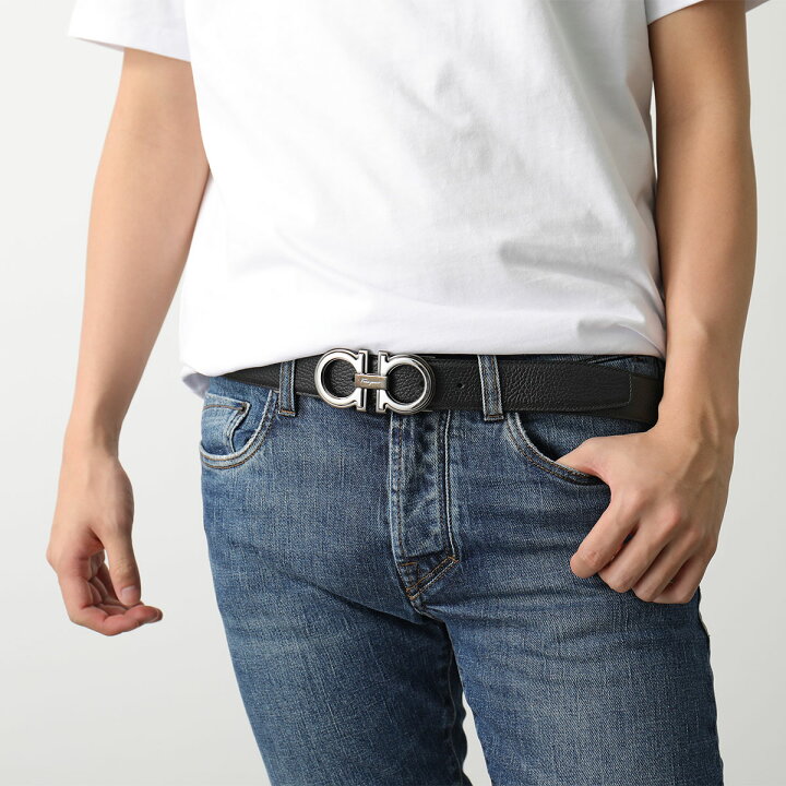 楽天市場】FERRAGAMO フェラガモ ベルト 67 A254 メンズ リバーシブル  