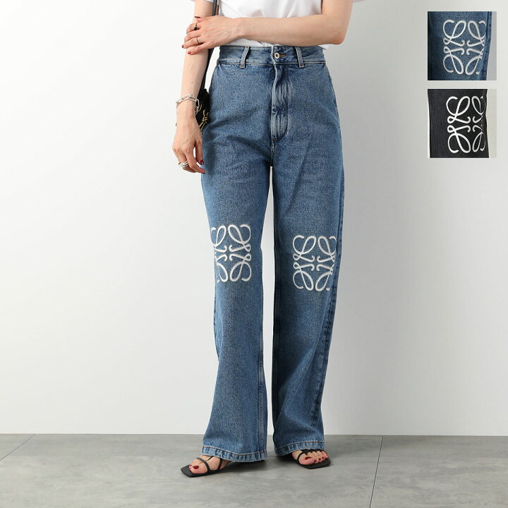 楽天市場】LOEWE ロエベ ジーンズ ANAGRAM BAGGY アナグラム バギー 