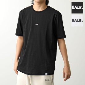 BALR. ボーラー 半袖 Tシャツ Brand Slim Fit T-Shirt B1112 1228 メンズ ラバーロゴ クルーネック ストレッチ コットン混紡 カラー2色【po_jyuuu】【point5】