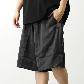 Y-3 ワイスリー ショーツ 3S SHORTS IN4352 メンズ ハーフパンツ ショートパンツ サイドスリット ロゴ BLACK【po_fifth】