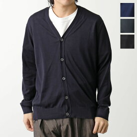 JOHN SMEDLEY ジョンスメドレー カーディガン WISTING ウィスティング メンズ MODERN FIT 30G 長袖 Vネック コットン カラー4色【cp_fifte】【po_fifth】