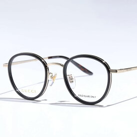 GUCCI グッチ メガネ GG1357OJ レディース ボストン型 めがね 眼鏡 ロゴ アイウェア 伊達メガネ 001/GOLD-GOLD-TRANSPARENT