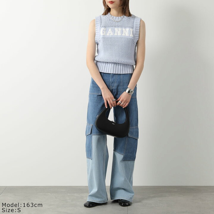 楽天市場】GANNI ガニー ニットベスト Cotton Rope Vest K2047 K2100 