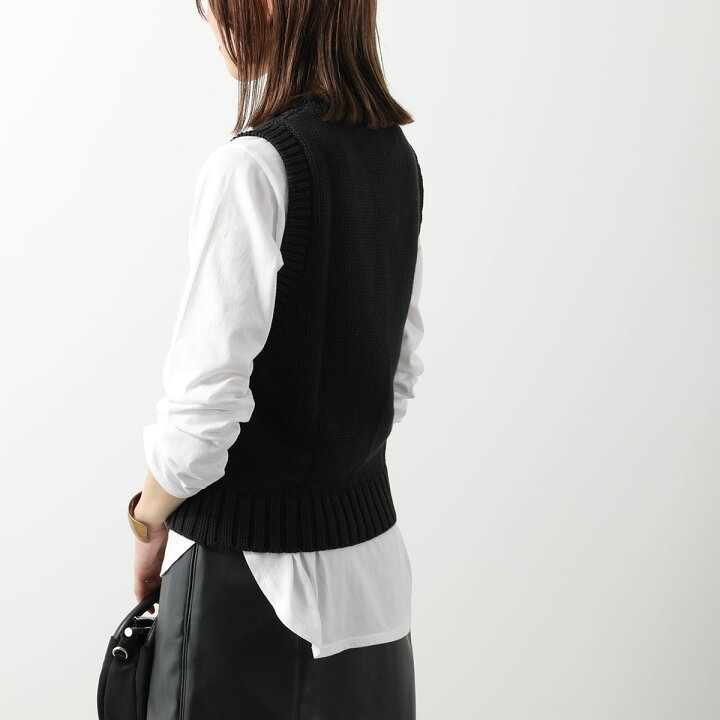 楽天市場】GANNI ガニー ニットベスト Cotton Rope Vest K2047 K2100 