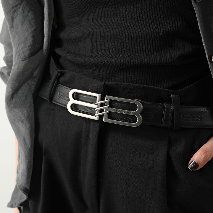 楽天市場】BALENCIAGA バレンシアガ ベルト BB SIGNATURE BELT 30  