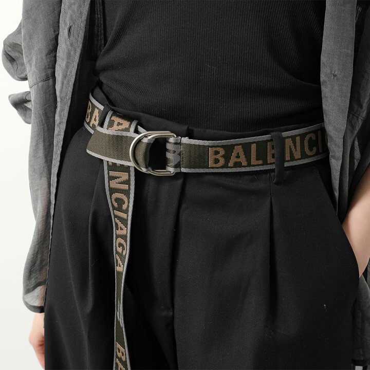 楽天市場】BALENCIAGA バレンシアガ スライダーベルト D RING BELT 35 