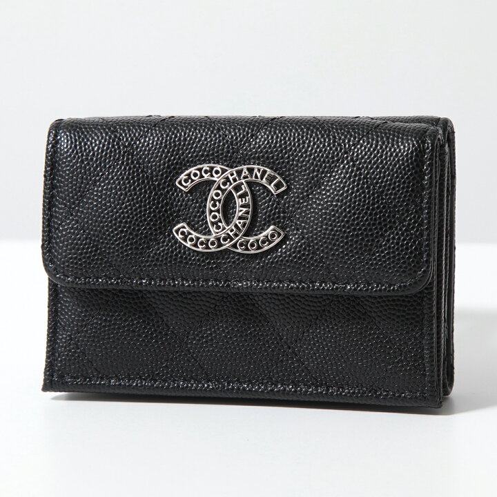 楽天市場】CHANEL シャネル 三つ折り財布 AP3827 B15620 MATELASSE 
