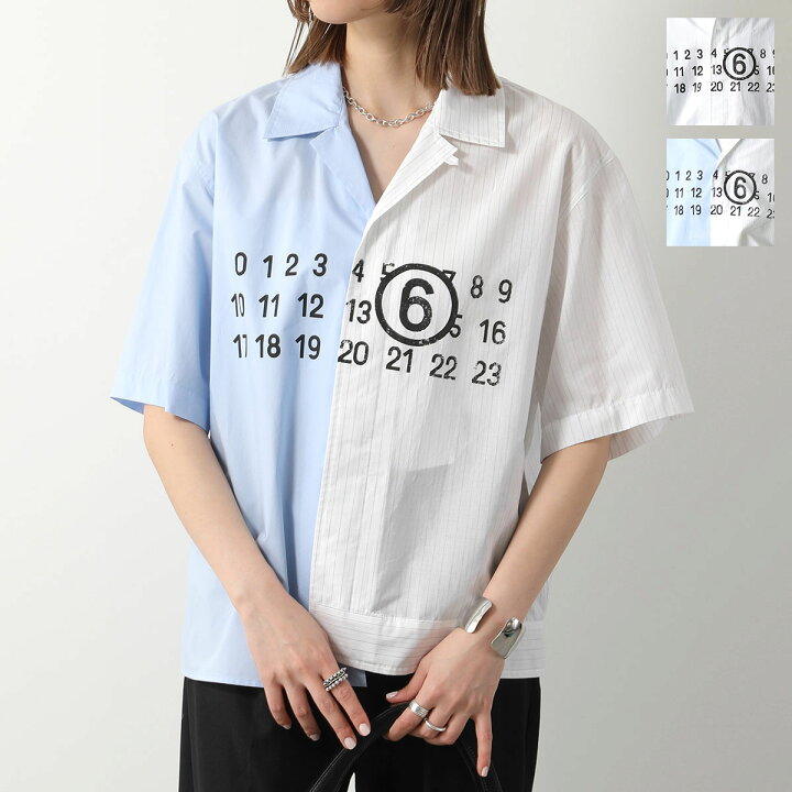 楽天市場】MM6 エムエムシックス メゾンマルジェラ シャツ SH0DR0004  