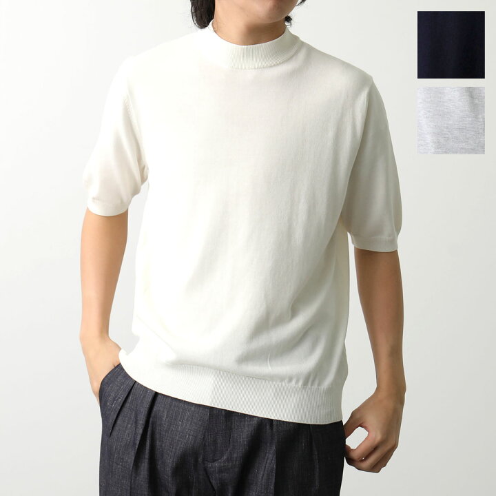 楽天市場】ZANONE ザノーネ ニット 812136 ZY318 メンズ 半袖 モック 
