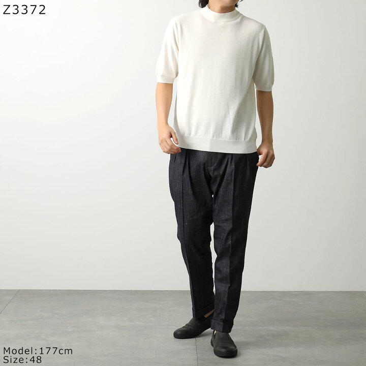楽天市場】ZANONE ザノーネ ニット 812136 ZY318 メンズ 半袖 モック 