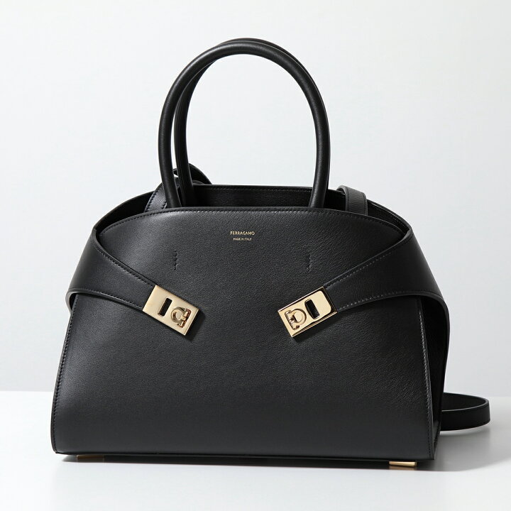 楽天市場】FERRAGAMO フェラガモ ハンドバッグ Hug ハグ スモール 21 