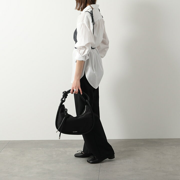 楽天市場】GANNI ガニー ハンドバッグ Knot Baguette A4479 5719  