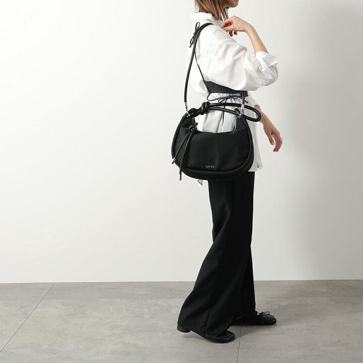 楽天市場】GANNI ガニー ハンドバッグ Knot Baguette A4479 5719 