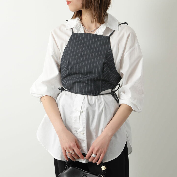 楽天市場】GANNI ガニー ビスチェ Stretch Stripe String Top F8672 