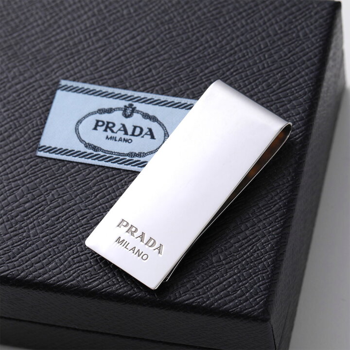 楽天市場】PRADA プラダ マネークリップ 2RC014 119 メンズ ロゴ 