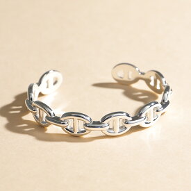 エルメス バングル シェーヌ ダンクル アンシェネ MM HERMES Chaine dAncre Enchainee Bracelet H109509B レディース ブレスレット シルバー925 チェーン SILVER