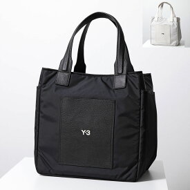 Y-3 ワイスリー トートバッグ LUX BAG IY0098 IY0099 メンズ ナイロン×レザー ロゴ ショッピングバッグ 鞄 カラー2色