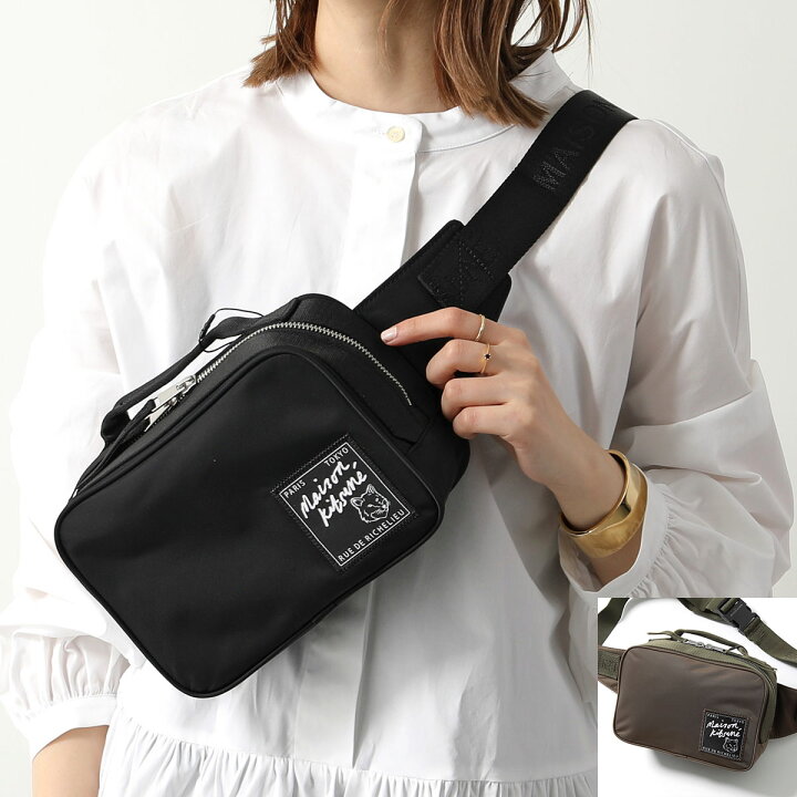 楽天市場】MAISON KITSUNE メゾンキツネ ボディバッグ LM05162WQ1001 