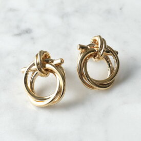 FERRAGAMO フェラガモ ピアス 76 0549 レディース ガンチーニ ノット ブラス アクセサリー 001/ORO-GIOVE