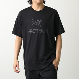 ARCTERYX アークテリクス Tシャツ Arc'Word Logo SS M X000007991 メンズ 半袖 カットソー ロゴT クルーネック コットン Black