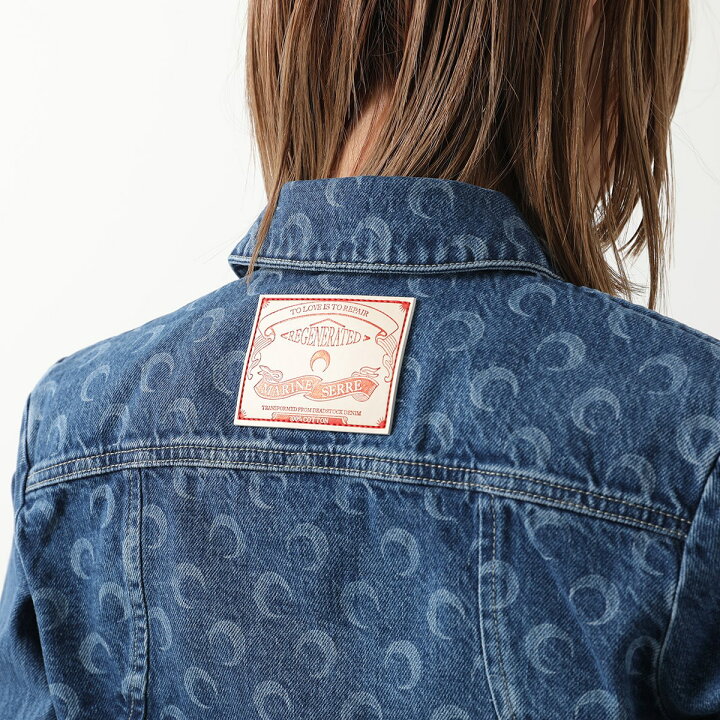 楽天市場】Marine Serre マリーン セル デニムジャケット WJA041  