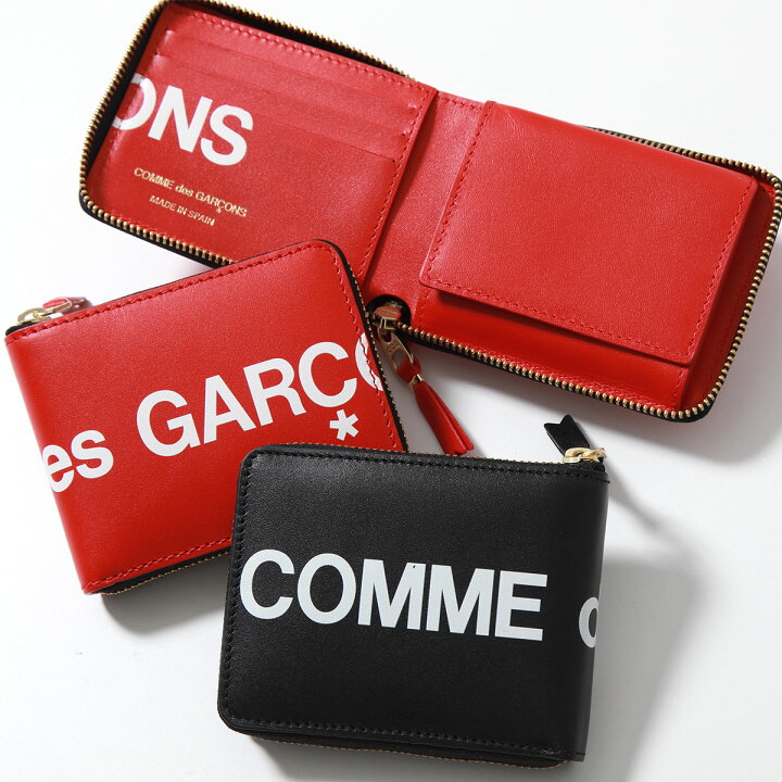 楽天市場】COMME des GARCONS コムデギャルソン 二つ折り財布 HUGE 