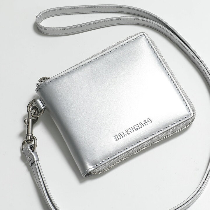 楽天市場】BALENCIAGA バレンシアガ 二つ折り財布 664043 23VGY メンズ 